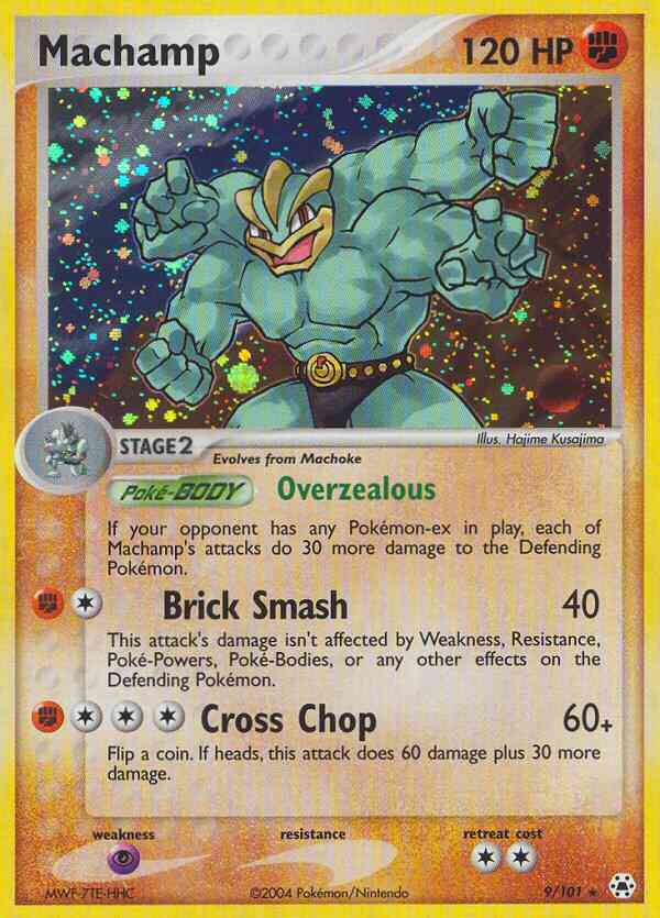 Machamp - 9/101 - Rare Holo [ex5-9] [Reverse Holo]