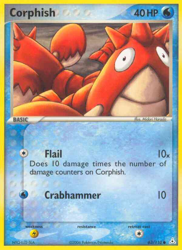 Corphish - 63/110 - Common [ex13-63] [Non-Holo]