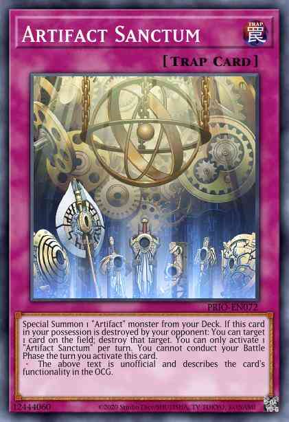 Artifact Sanctum - BLLR-EN080 - Secret Rare - 1st Edition