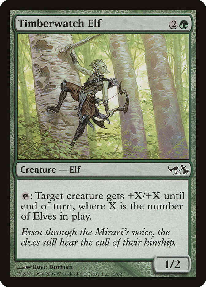 Timberwatch Elf [13] [Duel Decks: Elves vs. Goblins] [Non-Foil]
