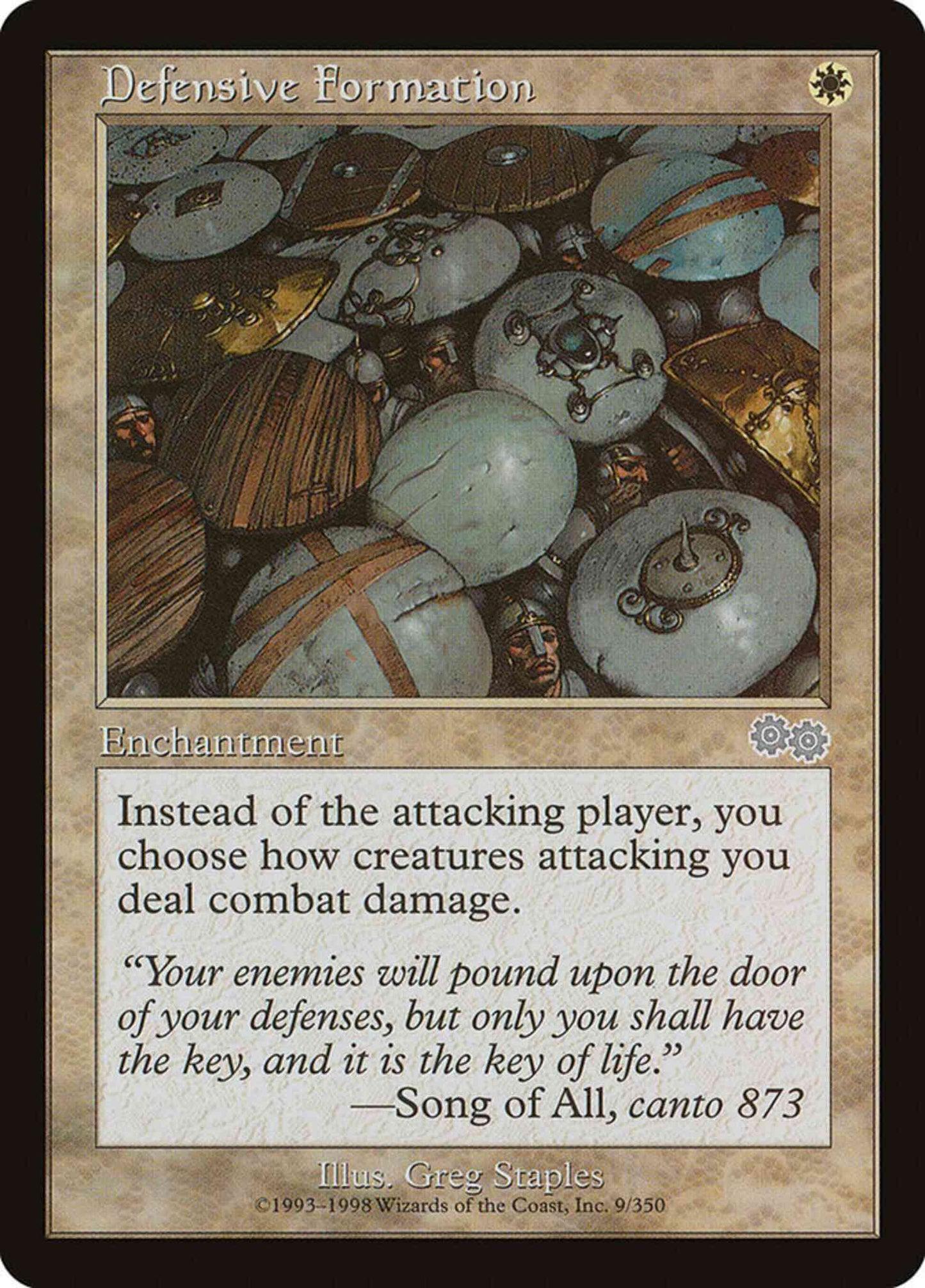 Defensive Formation [9] [Urza's Saga] [Non-Foil]