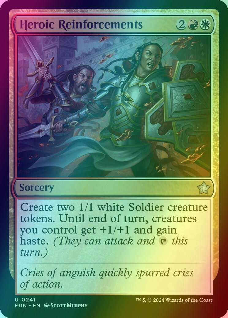 Heroic Reinforcements [241] [Foundations] [Foil]