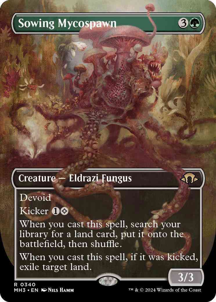 Sowing Mycospawn [340] [Borderless] [Modern Horizons 3] [Foil]