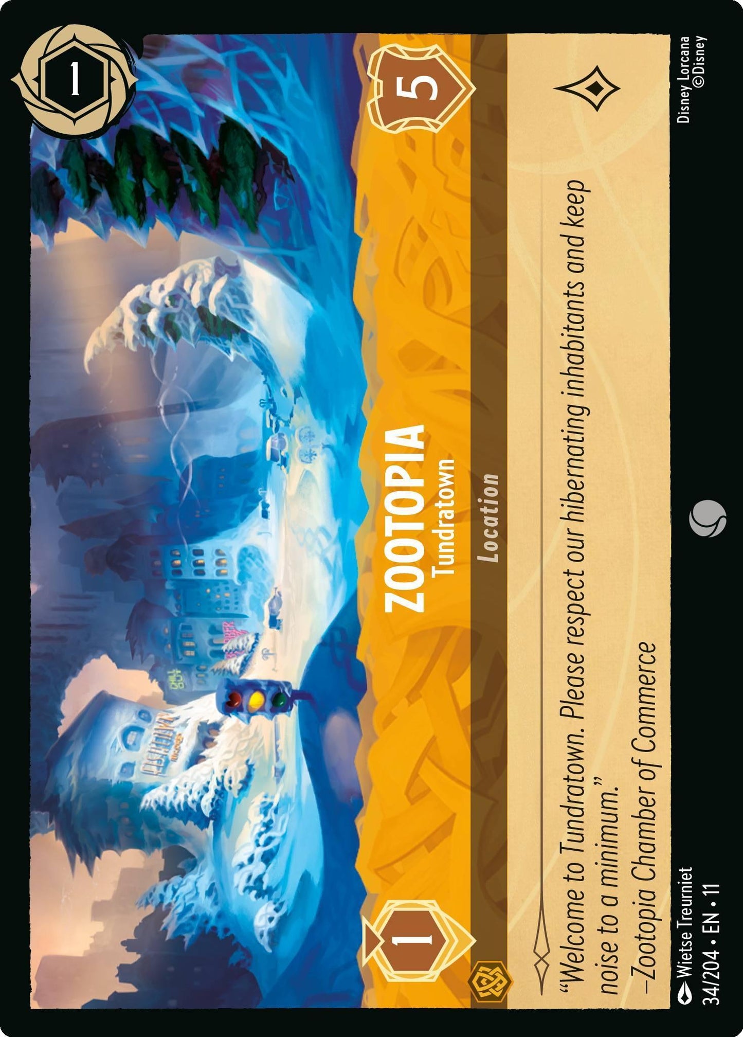Zootopia - Tundratown - 34/204 [Winterspell] [Non-Foil]