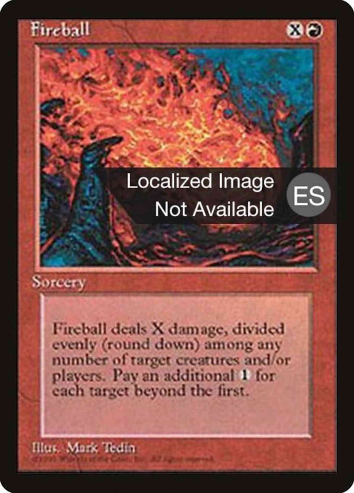 Fireball - Korean [192] [Fourth Edition Black Border: Korean] [Non-Foil]