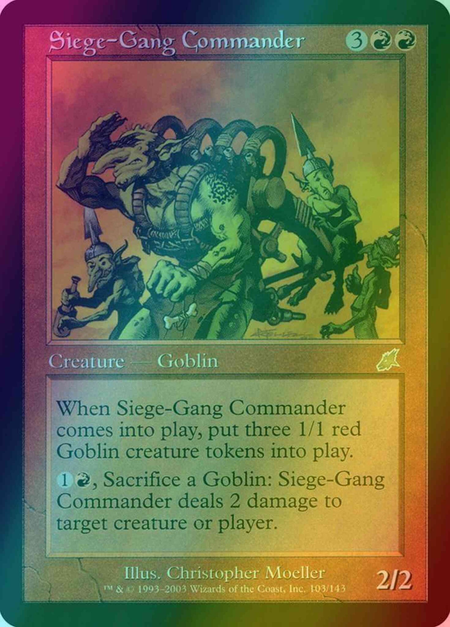Siege-Gang Commander [103] [Scourge] [Foil]
