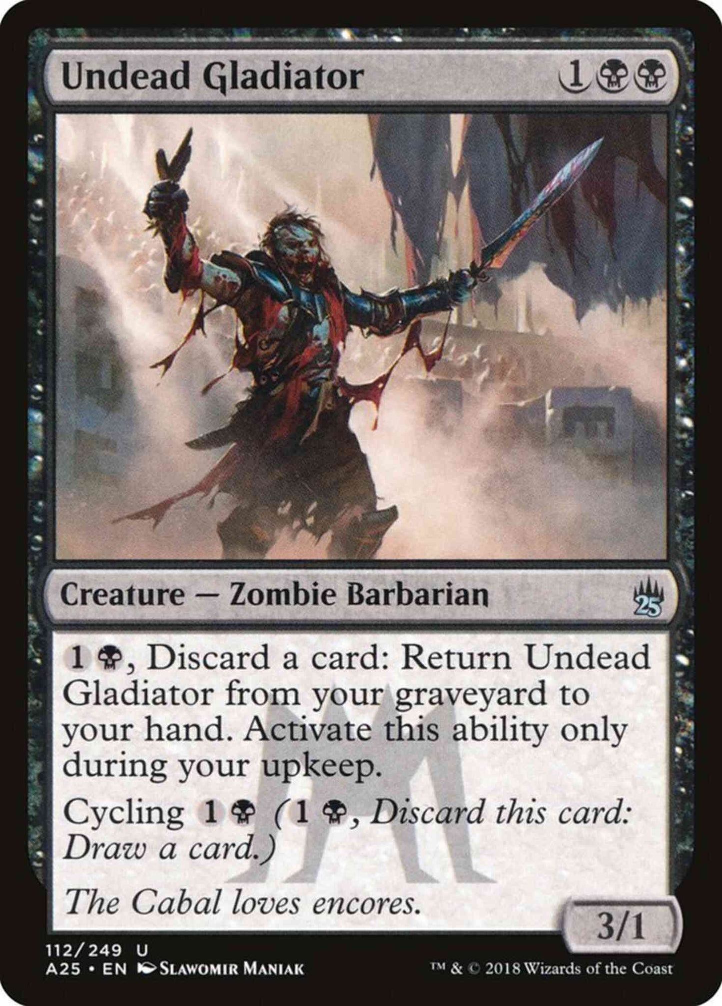 Undead Gladiator [112] [Masters 25] [Non-Foil]