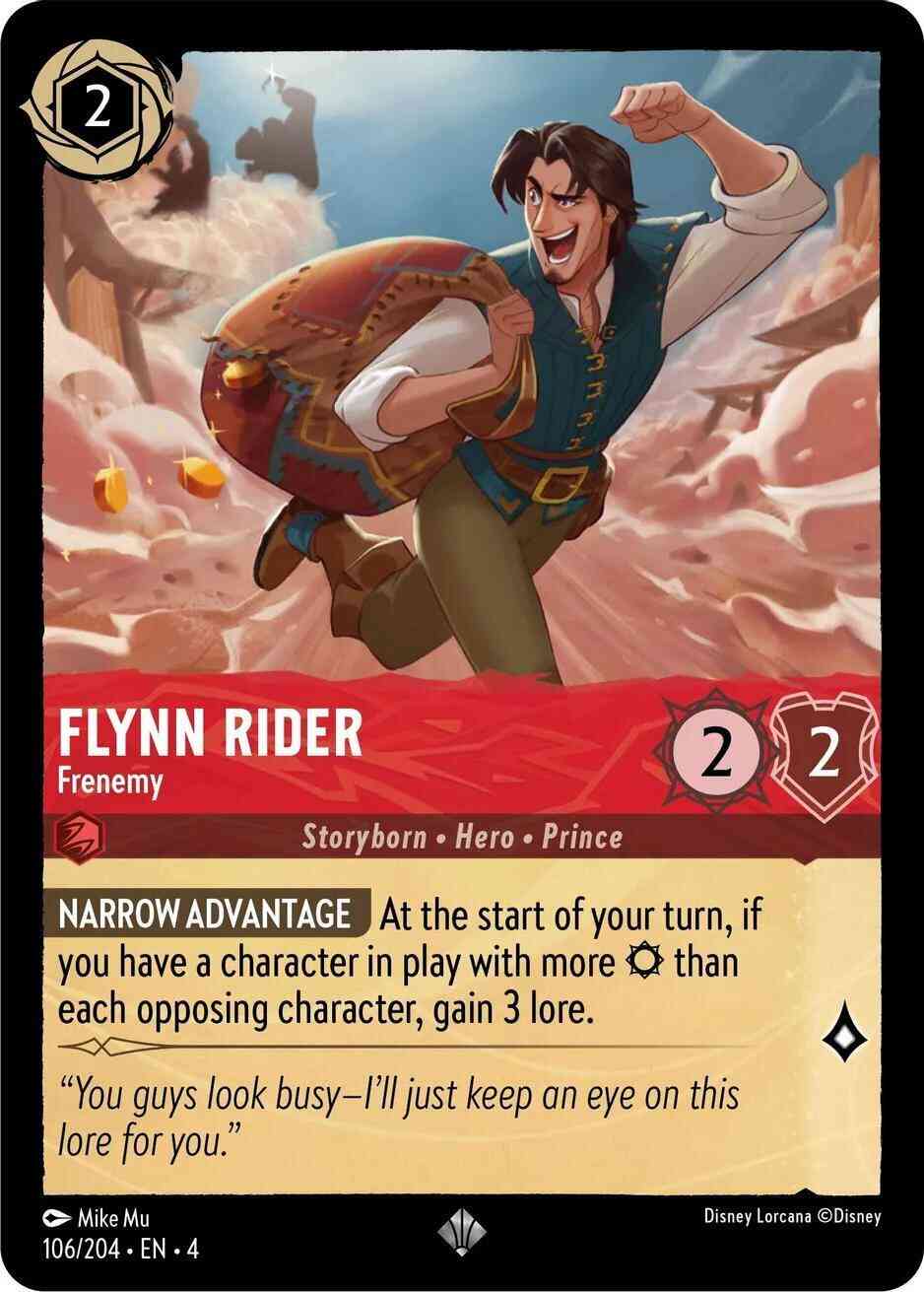 Flynn Rider - Frenemy - 106/204 [Ursula's Return] [Cold Foil]