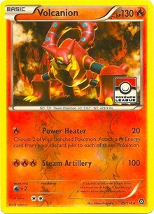 Volcanion - 25/114 - XY Steam Siege - Pokemon League Promo [Holo]