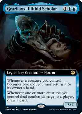 Grazilaxx, Illithid Scholar [367] [Extended Art] [Adventures in the Forgotten Realms] [Non-Foil]