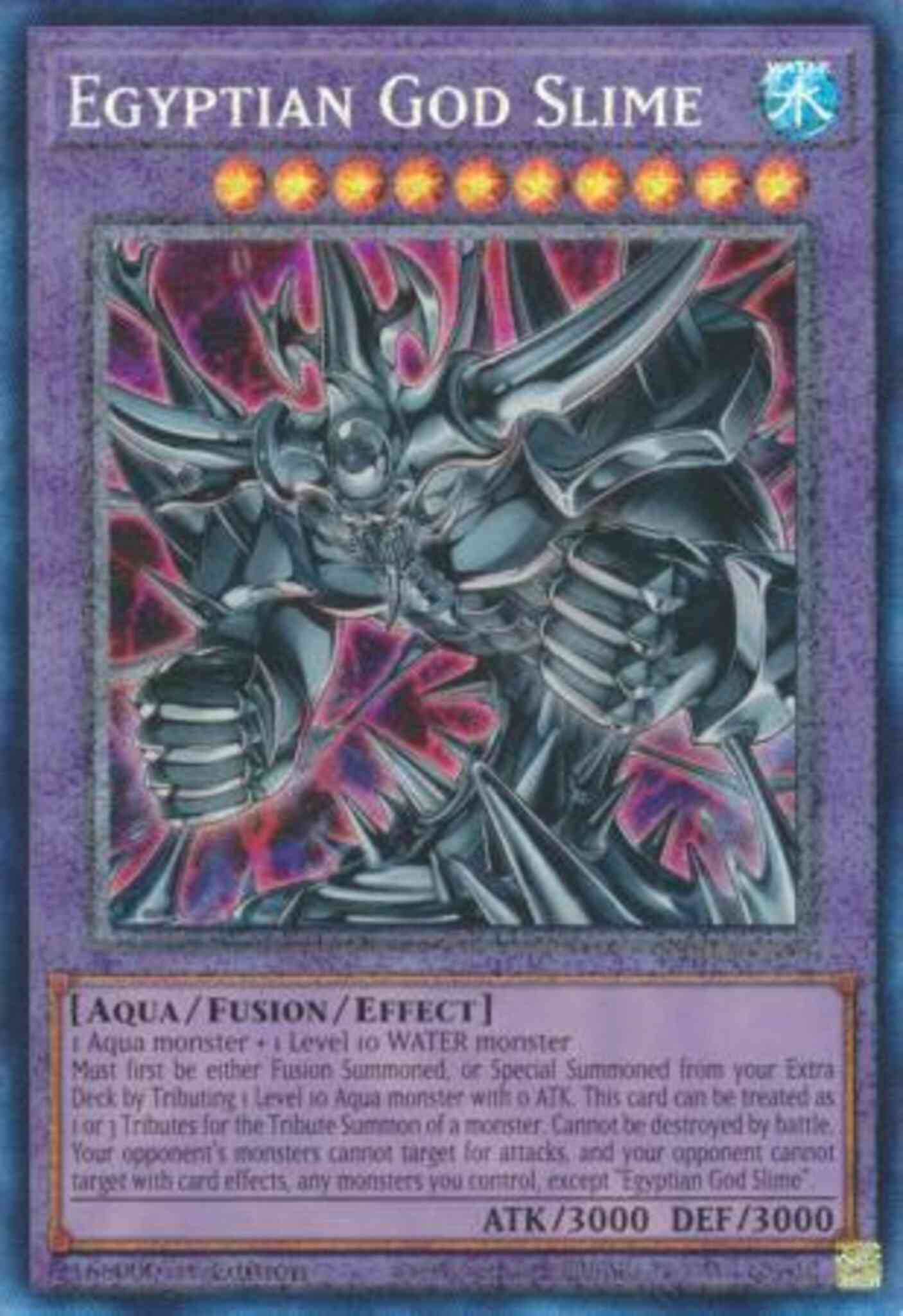 Egyptian God Slime - RA01-EN029 - Prismatic Collector's Rare - 1st Edition