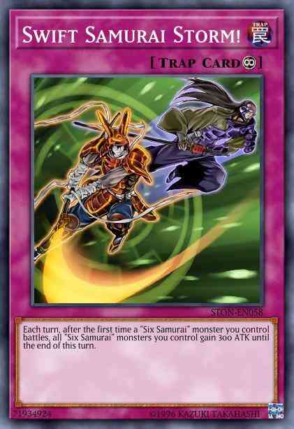 Swift Samurai Storm! - STON-EN058 - Common - 1st Edition