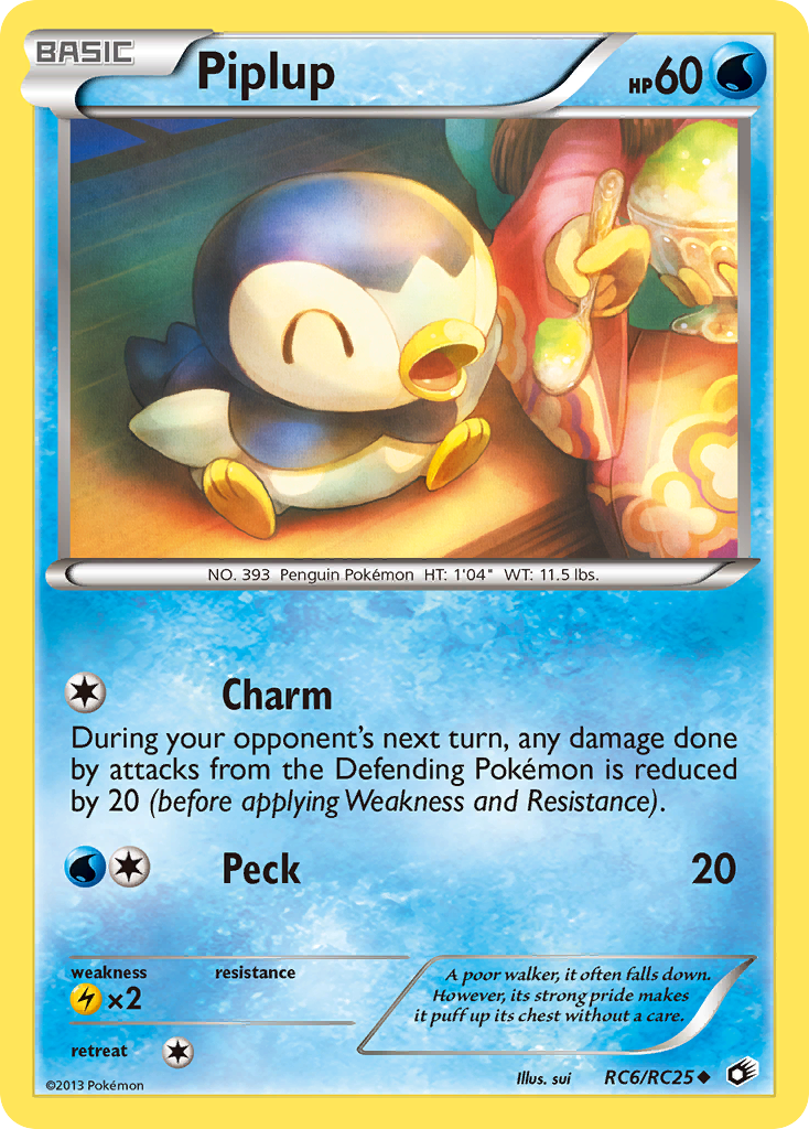 Piplup - RC6/RC25 - Uncommon [bw11-RC6] [Holo]