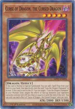 Curse of Dragon, the Cursed Dragon - MP21-EN098 - Common - 1st Edition