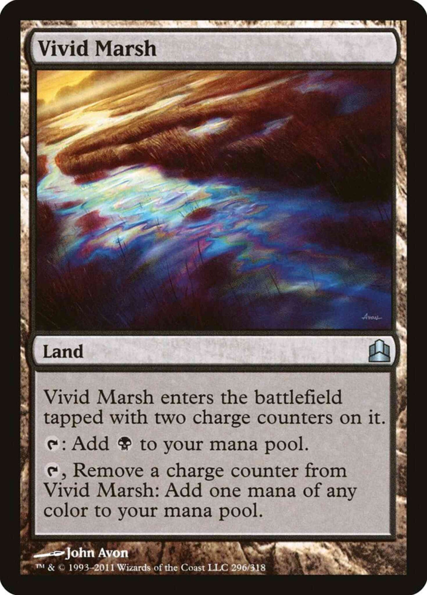 Vivid Marsh [296] [Commander 2011] [Non-Foil]