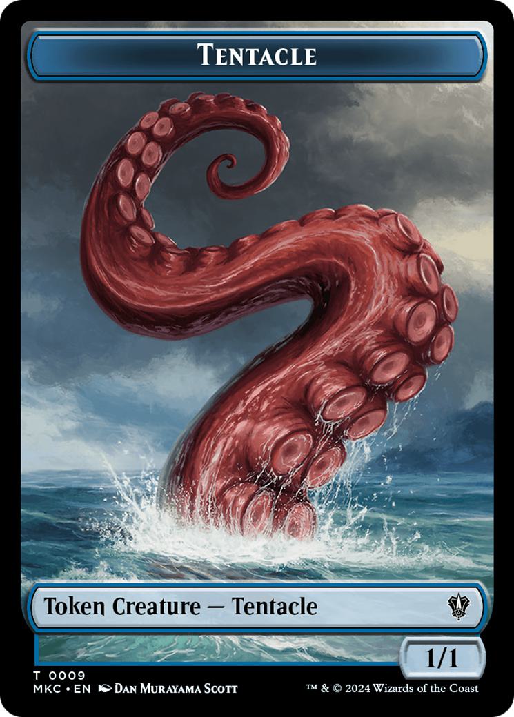 Koma's Coil Token (07) // Tentacle Token (09) [Murders at Karlov Manor: Commander: Tokens] [Non-Foil]