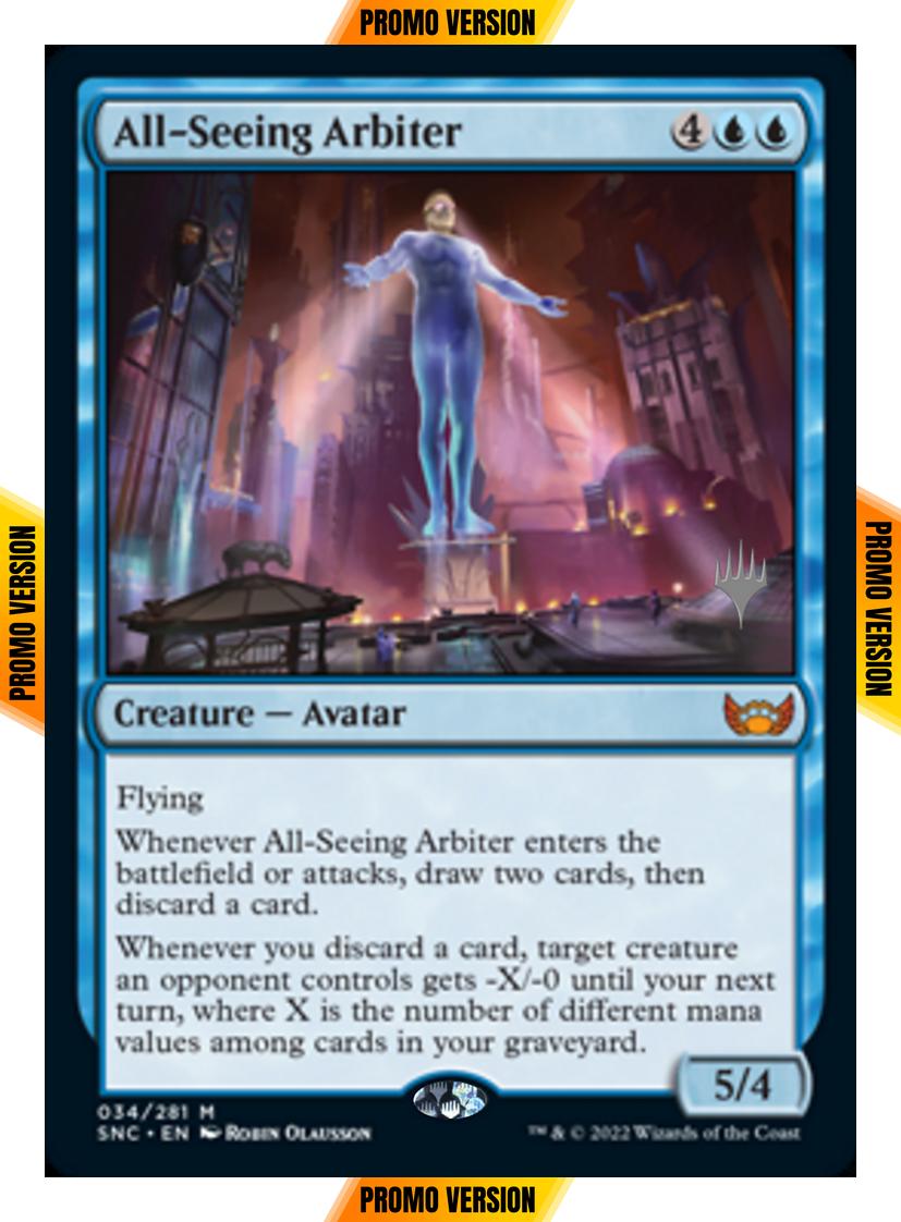 All-Seeing Arbiter [Promo Pack] [34p] [Streets of New Capenna: Promos] [Non-Foil]