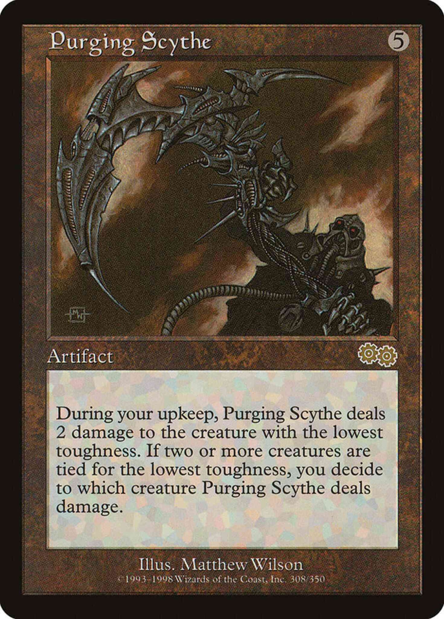 Purging Scythe [308] [Urza's Saga] [Non-Foil]