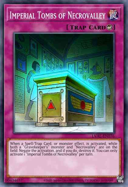 Imperial Tombs of Necrovalley - LVAL-EN076 - Secret Rare - 1st Edition