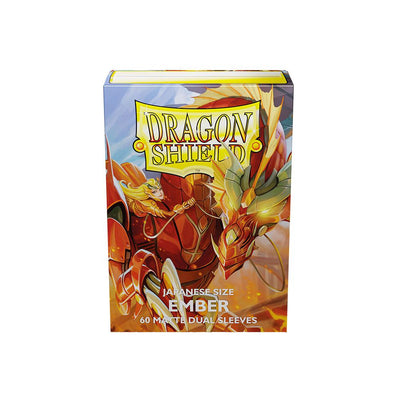 Dragon Shield Matte Dual Sleeves - Japanese Size - 60ct - Ember