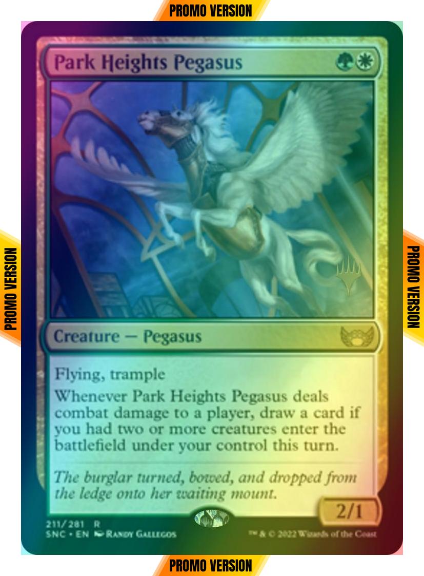 Park Heights Pegasus [Promo Pack] [211p] [Streets of New Capenna: Promos] [Foil]