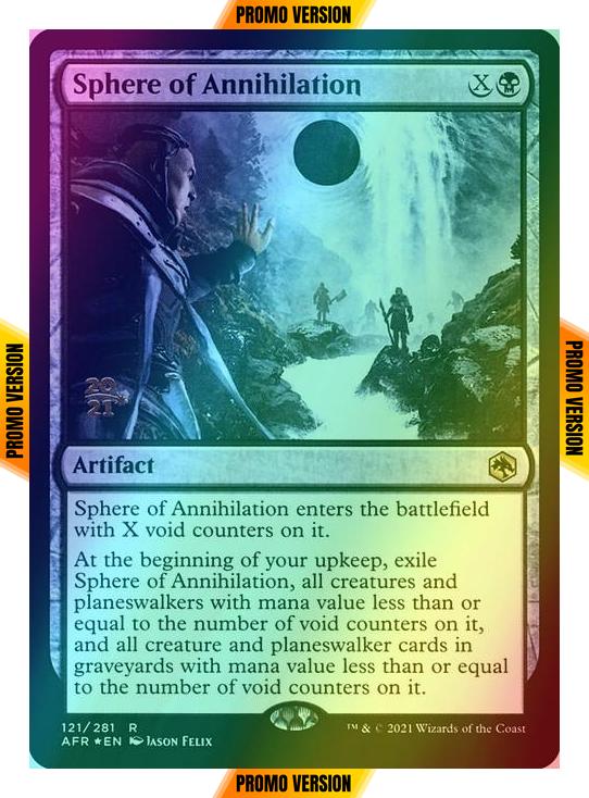 Sphere of Annihilation [Prerelease] [121s] [Adventures in the Forgotten Realms Promos] [Foil]