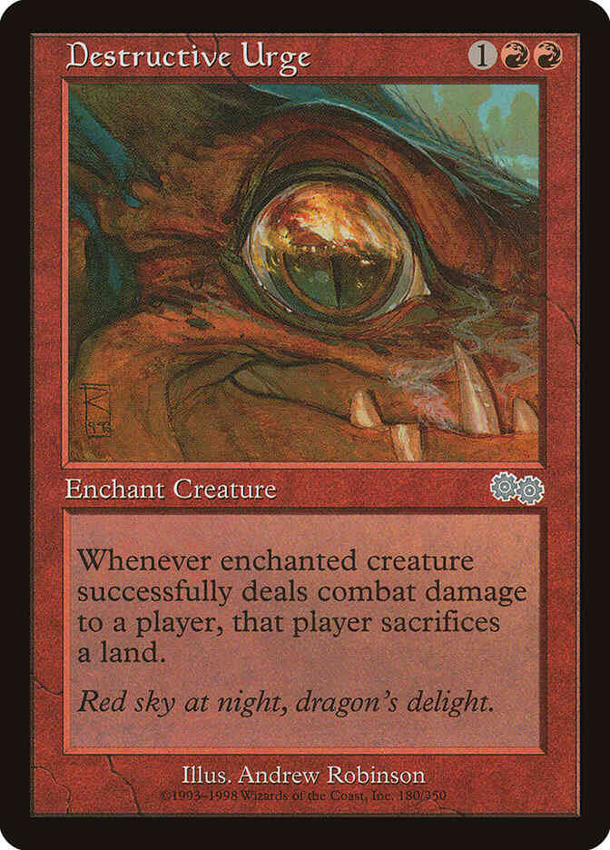 Destructive Urge [180] [Urza's Saga] [Non-Foil]