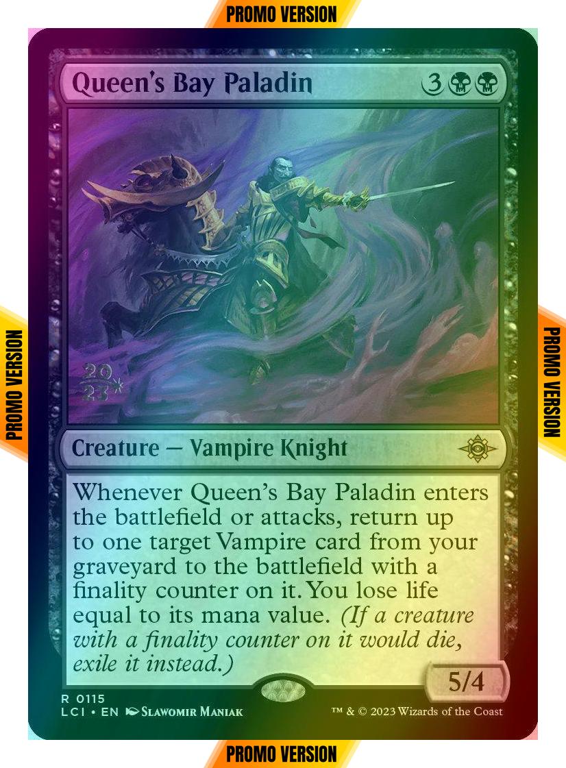 Queen's Bay Paladin [115s] [Prerelease] [The Lost Caverns of Ixalan: Promos] [Foil]