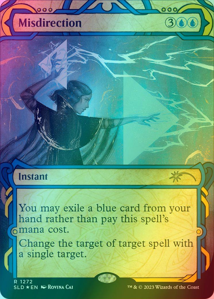 Misdirection [1272] [Planar Showcase] [Showcase: MOM Vol. 3] [Secret Lair Drop] [Halo Foil]