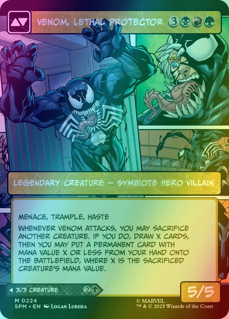 Eddie Brock // Venom, Lethal Protector [224] [Borderless] [Panel