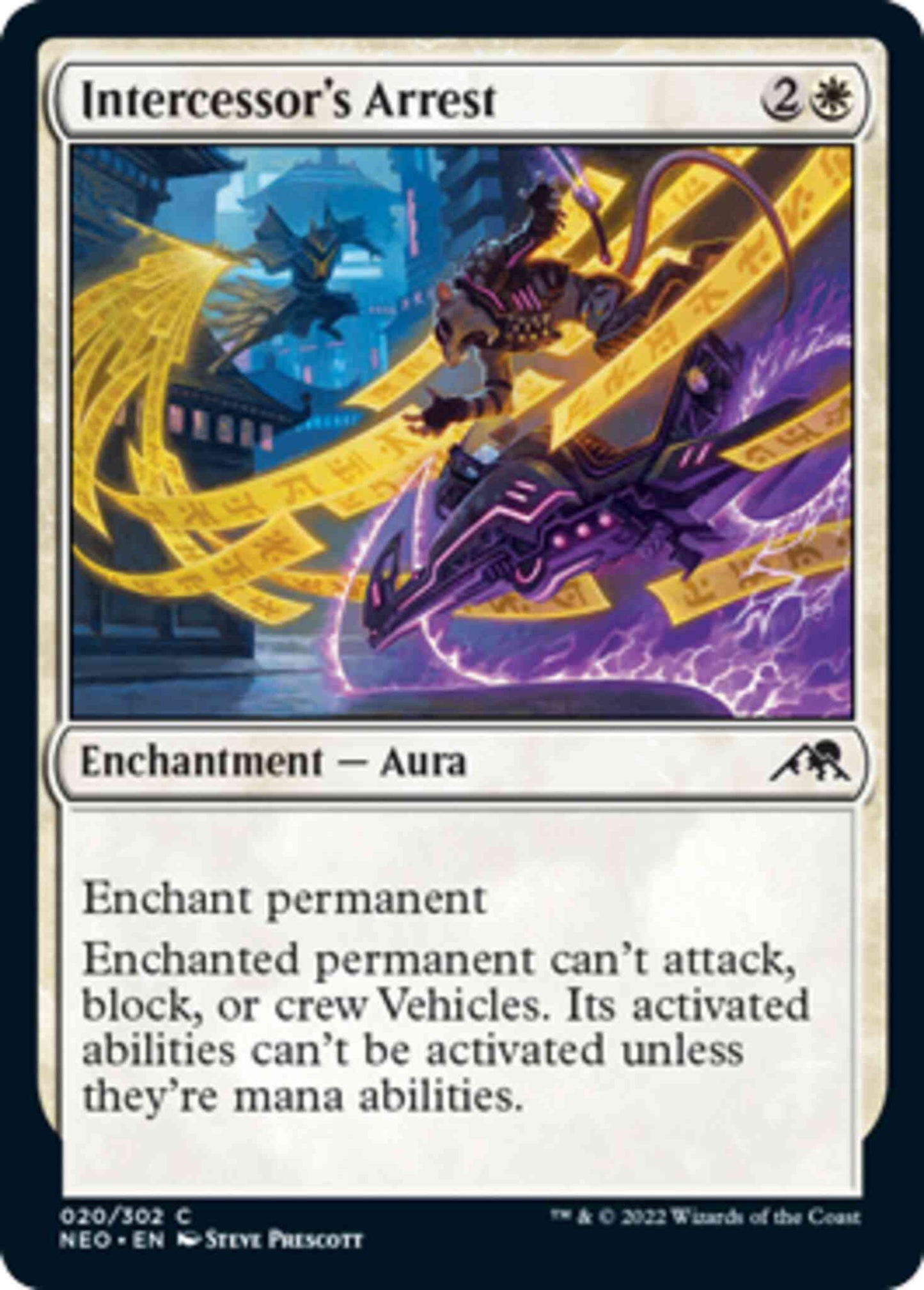 Intercessor's Arrest [20] [Kamigawa: Neon Dynasty] [Non-Foil]