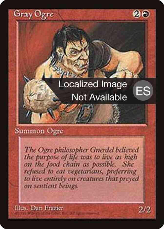 Gray Ogre - Chinese [200] [Fourth Edition Black Border: Chinese] [Non-Foil]