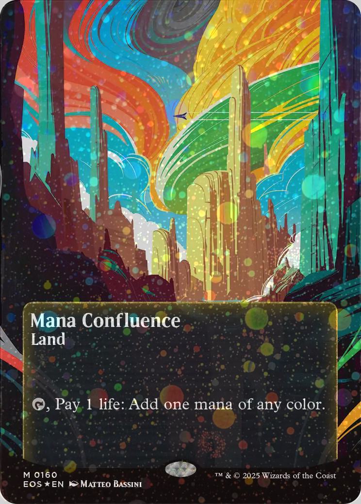Mana Confluence [160] [Borderless] [Poster] [Edge of Eternities: Stellar Sights] [Galaxy Foil]