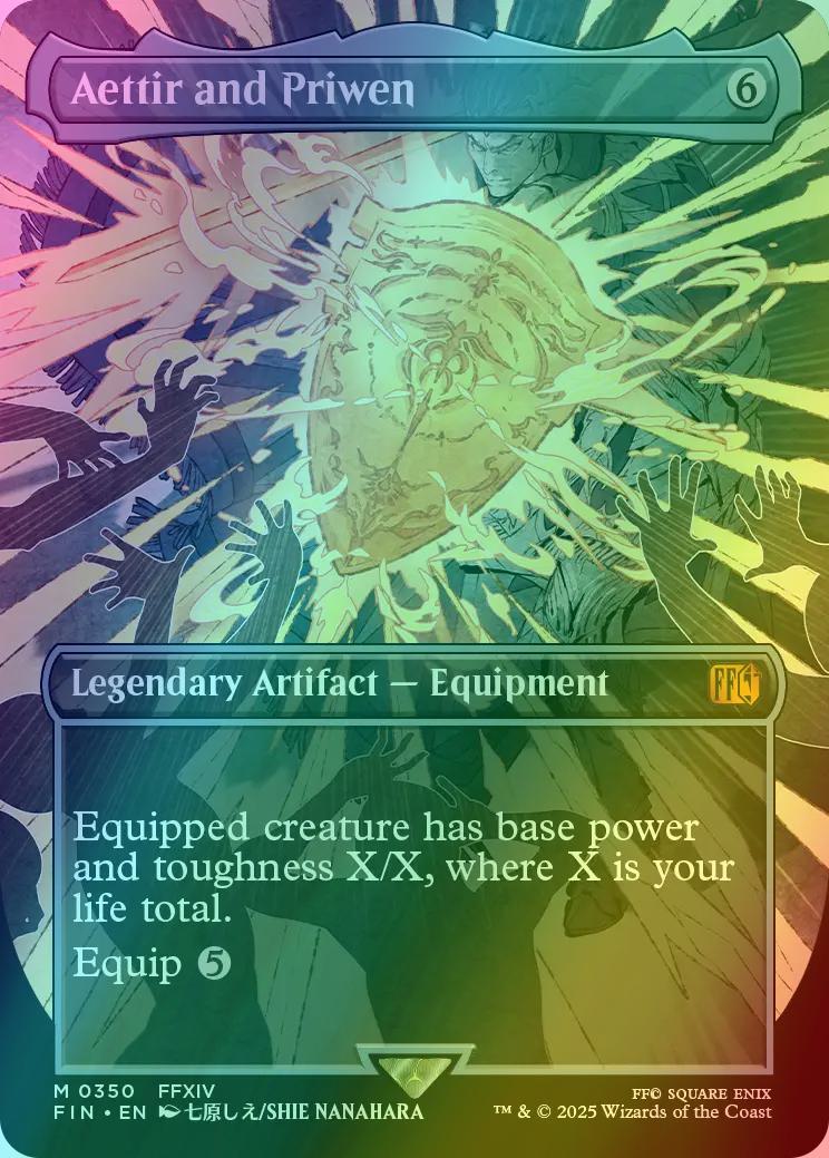 Aettir and Priwen [350] [Borderless] [FINAL FANTASY] [Foil]