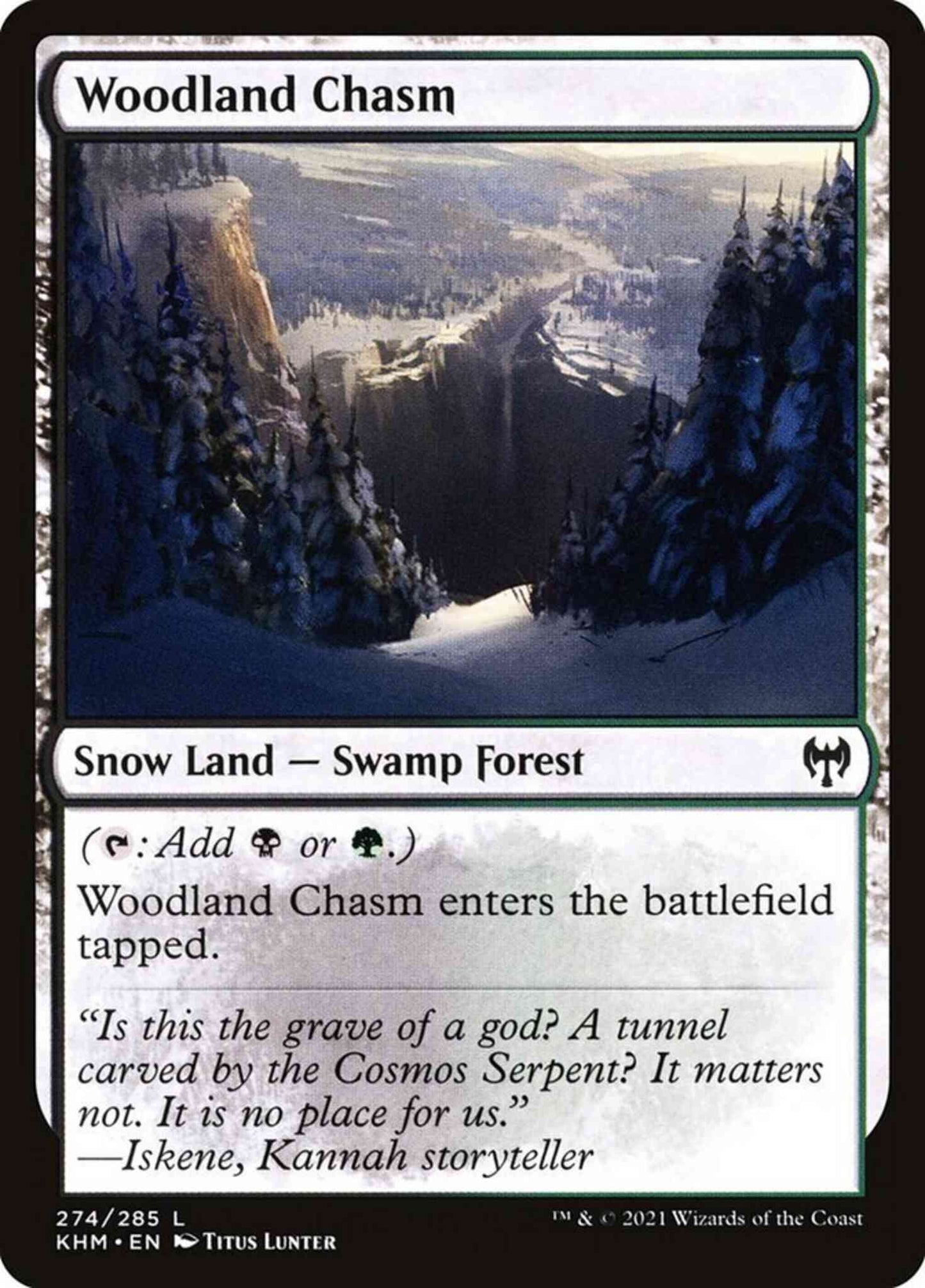 Woodland Chasm [274] [Kaldheim] [Non-Foil]