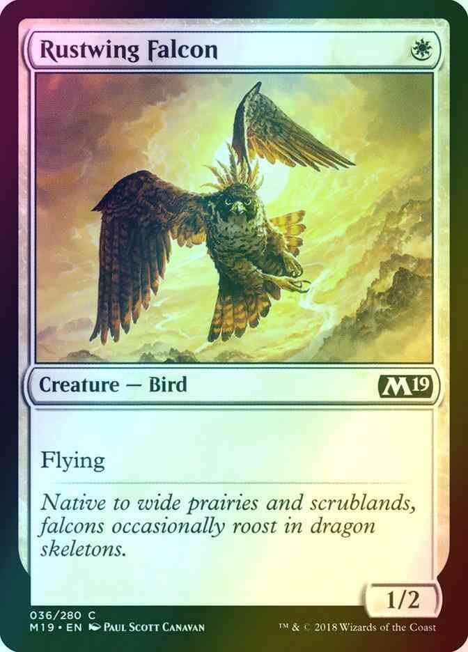 Rustwing Falcon [36] [Core Set 2019] [Foil]