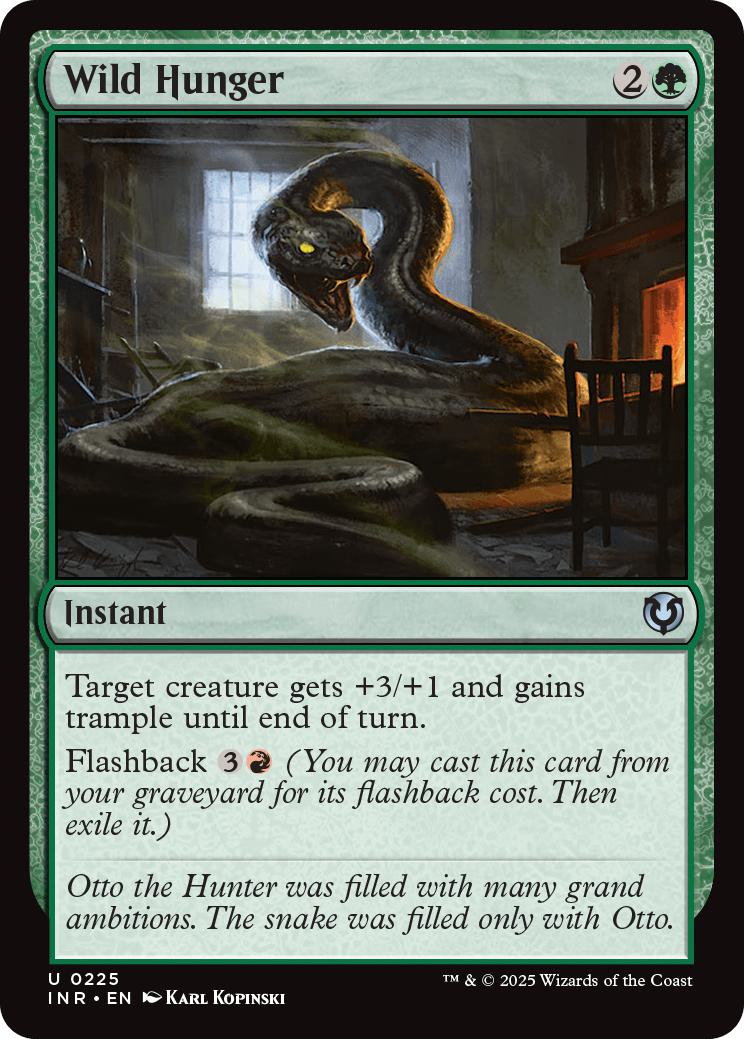 Wild Hunger [225] [Innistrad Remastered] [Non-Foil]