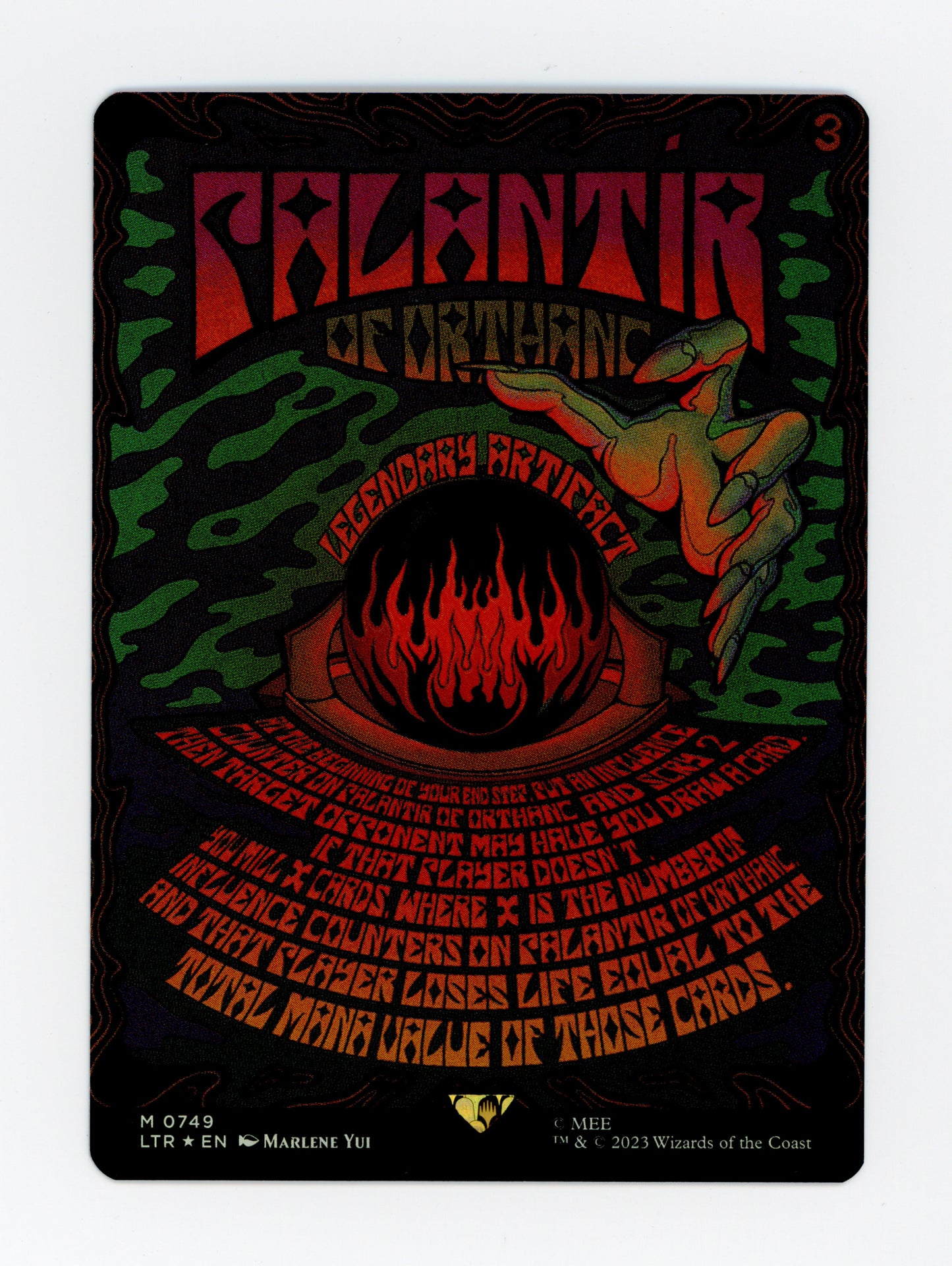Palantír of Orthanc — Borderless|Poster|Foil — ID 19481