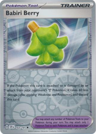 Babiri Berry - 163/191 - Uncommon [sv08-163] [Reverse Holo]