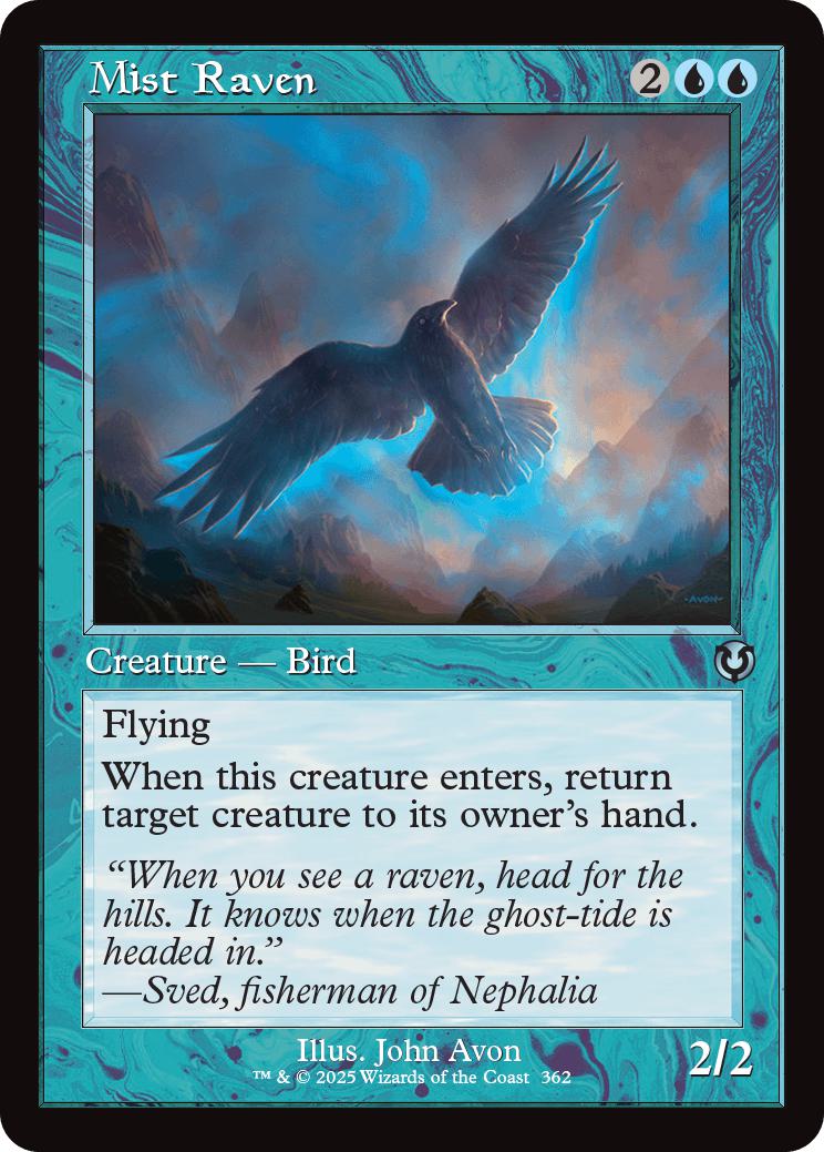 Mist Raven [362] [Retro Frame] [Innistrad Remastered] [Non-Foil]