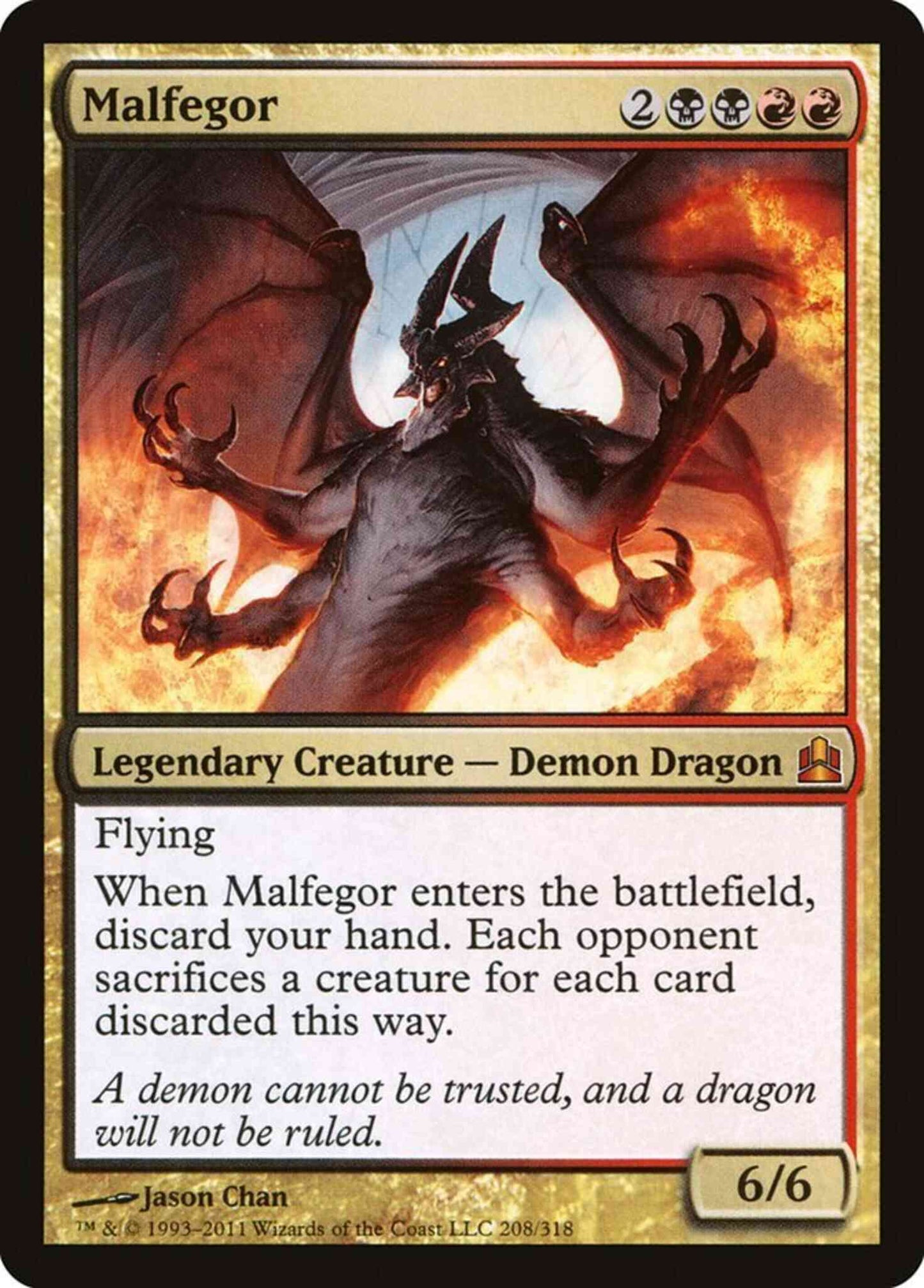 Malfegor [208] [Commander 2011] [Non-Foil]