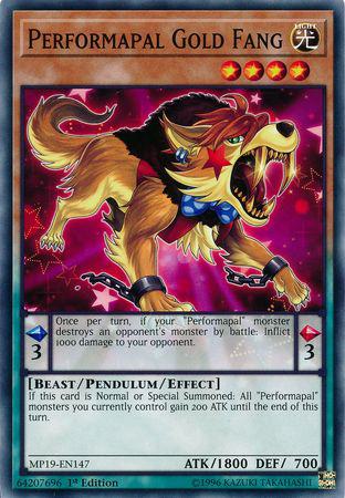 Performapal Gold Fang - MP19-EN147 - Common - Unlimited