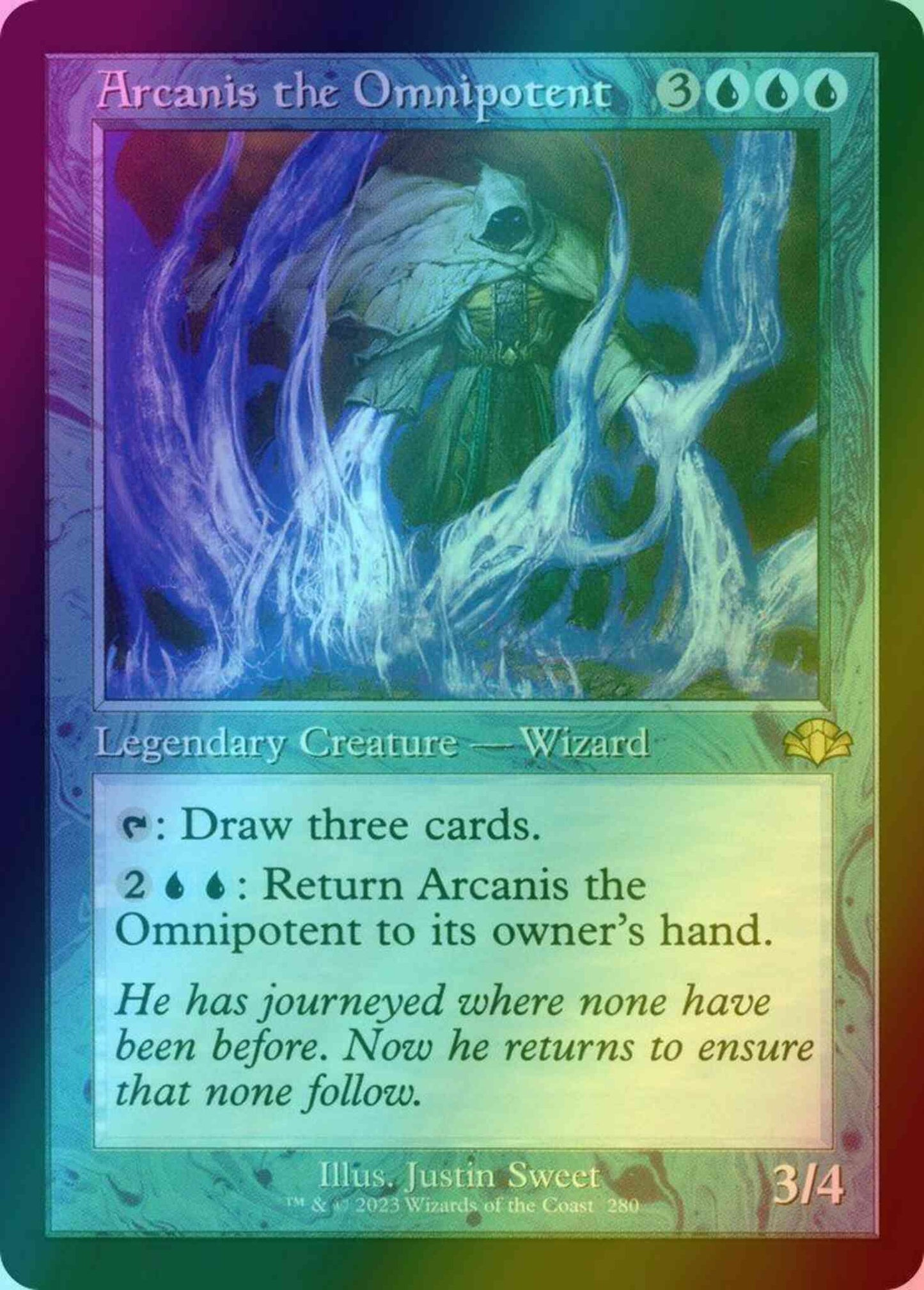 Arcanis the Omnipotent [280] [Retro Frame] [Dominaria Remastered] [Foil]