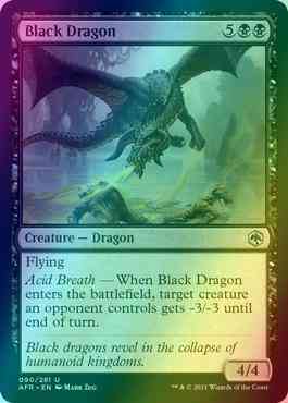 Black Dragon [90] [Adventures in the Forgotten Realms] [Foil]