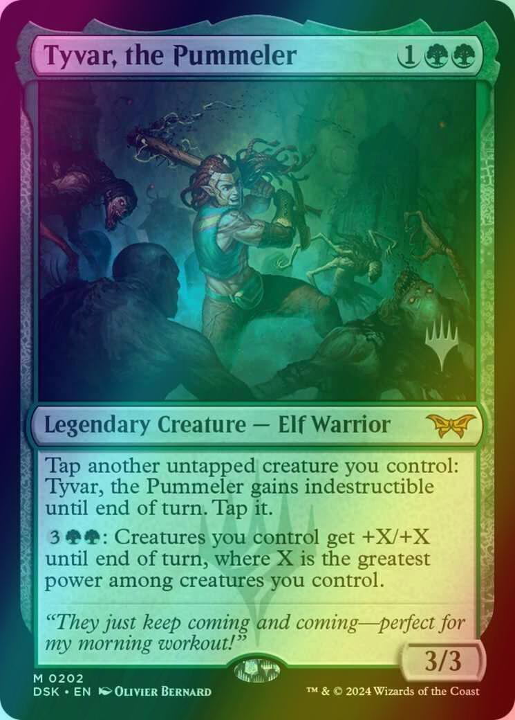 Tyvar, the Pummeler [202p] [Promo Pack] [Duskmourn: House of Horror: Promos] [Foil]