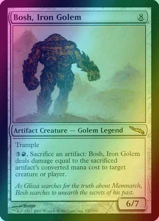 Bosh, Iron Golem [147] [Mirrodin] [Foil]