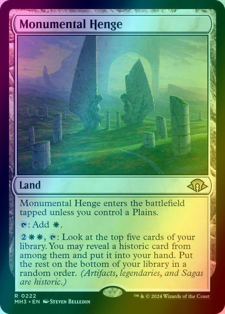 Monumental Henge [222] [Modern Horizons 3] [Foil]