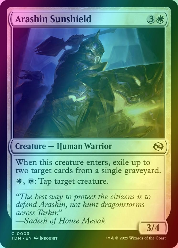 Arashin Sunshield [3] [Tarkir: Dragonstorm] [Foil]