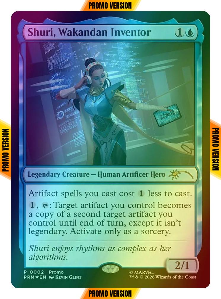 Shuri, Wakandan Inventor [2026-15] [PRM-0002] [Media and Collaboration Promos] [Foil]