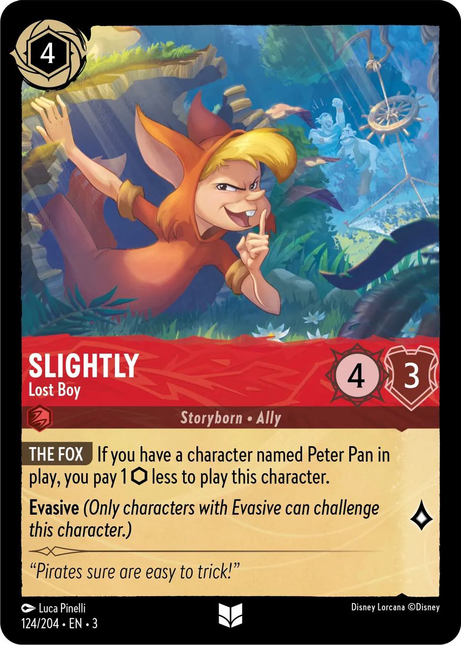 Slightly - Lost Boy - 124/204 [Into the Inklands] [Non-Foil]